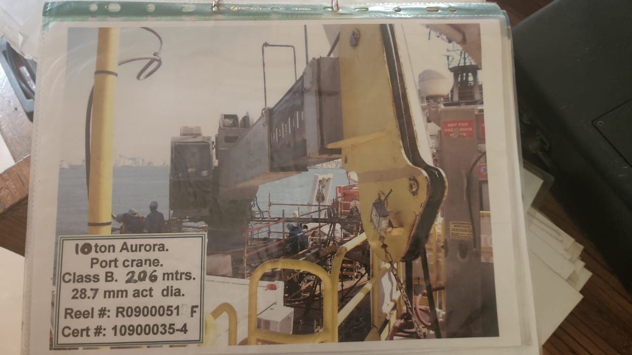 Marine Telescopic 10 Ton Crane Aurora 50TSC12000