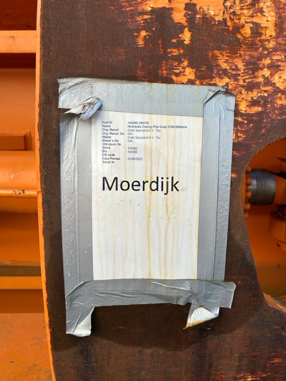 Hydraulic Casing Pile Grab (2700/2800 mm) thumbnail 3