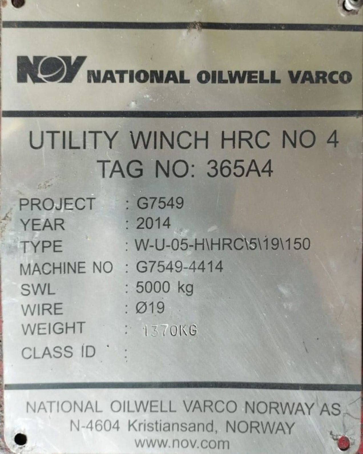 NOV Hydraulic Utility & Manrider Winch thumbnail 3