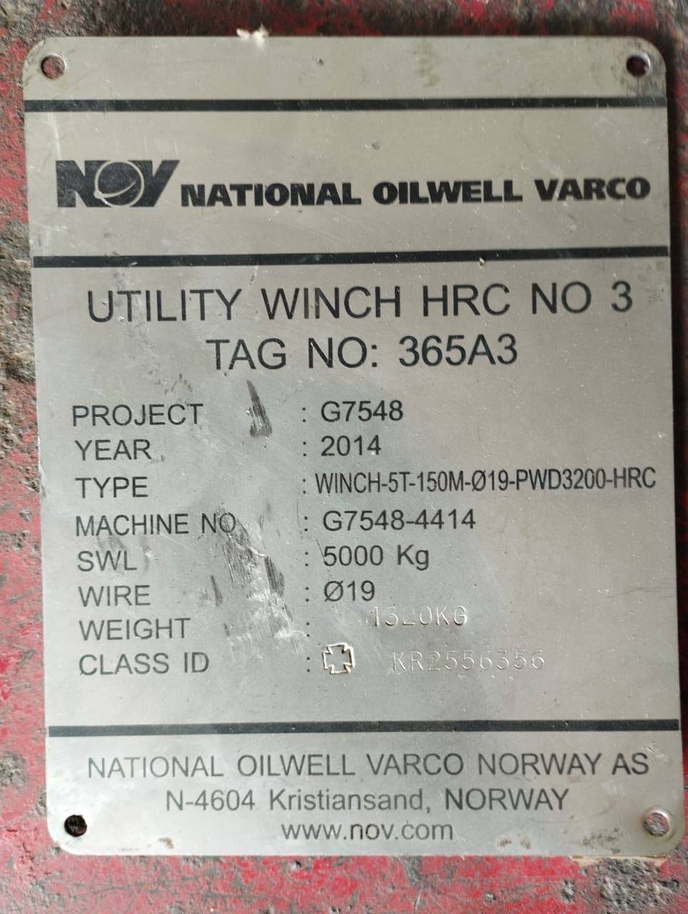 NOV Hydraulic Utility & Manrider Winch thumbnail 4