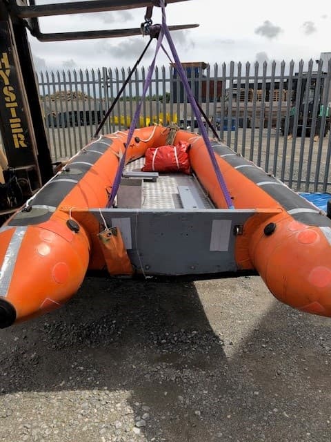 4.2m fully inflatable commercial rescue boat thumbnail 2