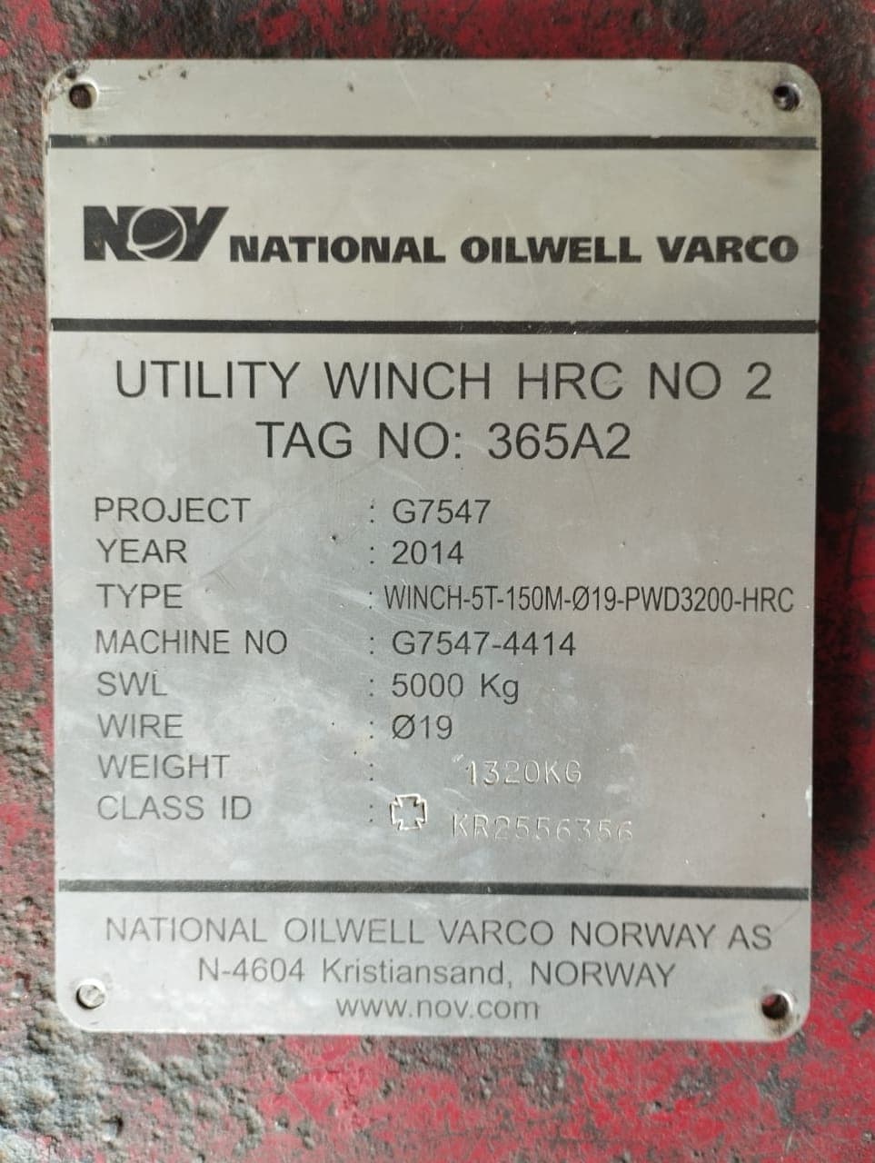 NOV Hydraulic Utility & Manrider Winch thumbnail 5