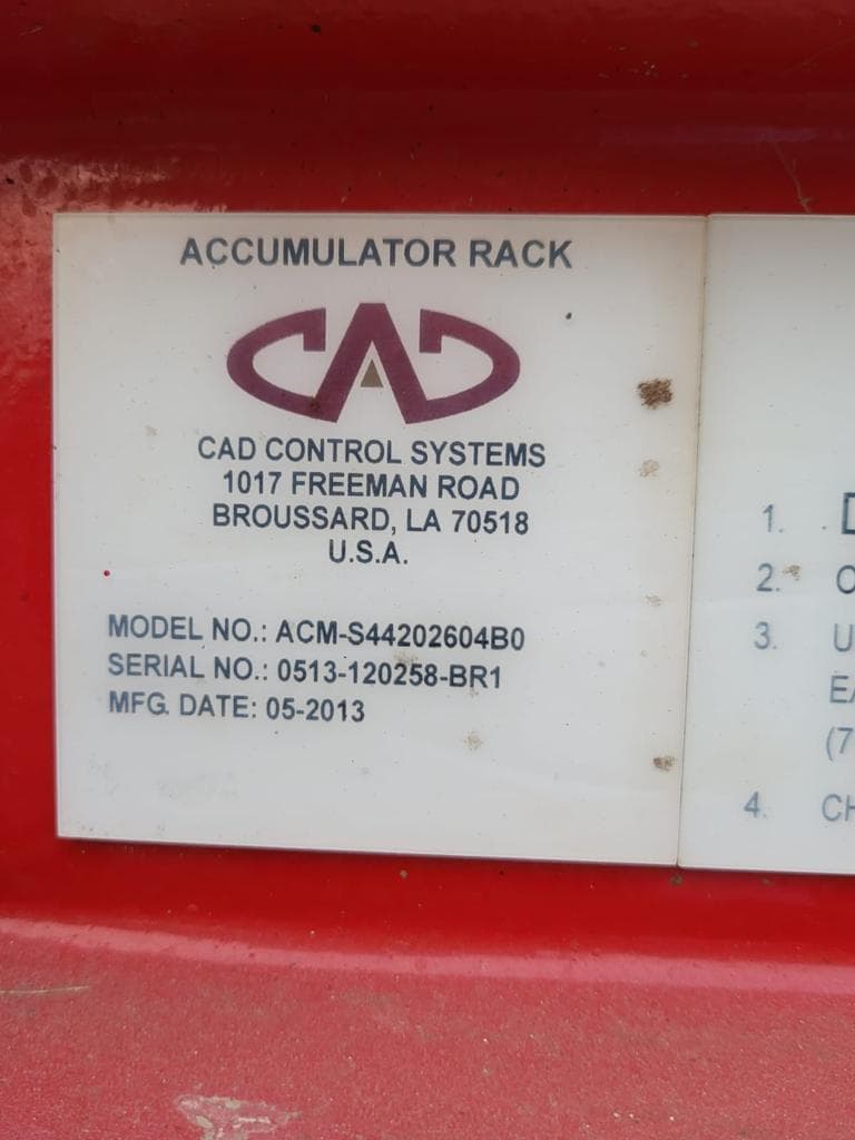 CAD BOP ACCUMULATOR UNIT thumbnail 6