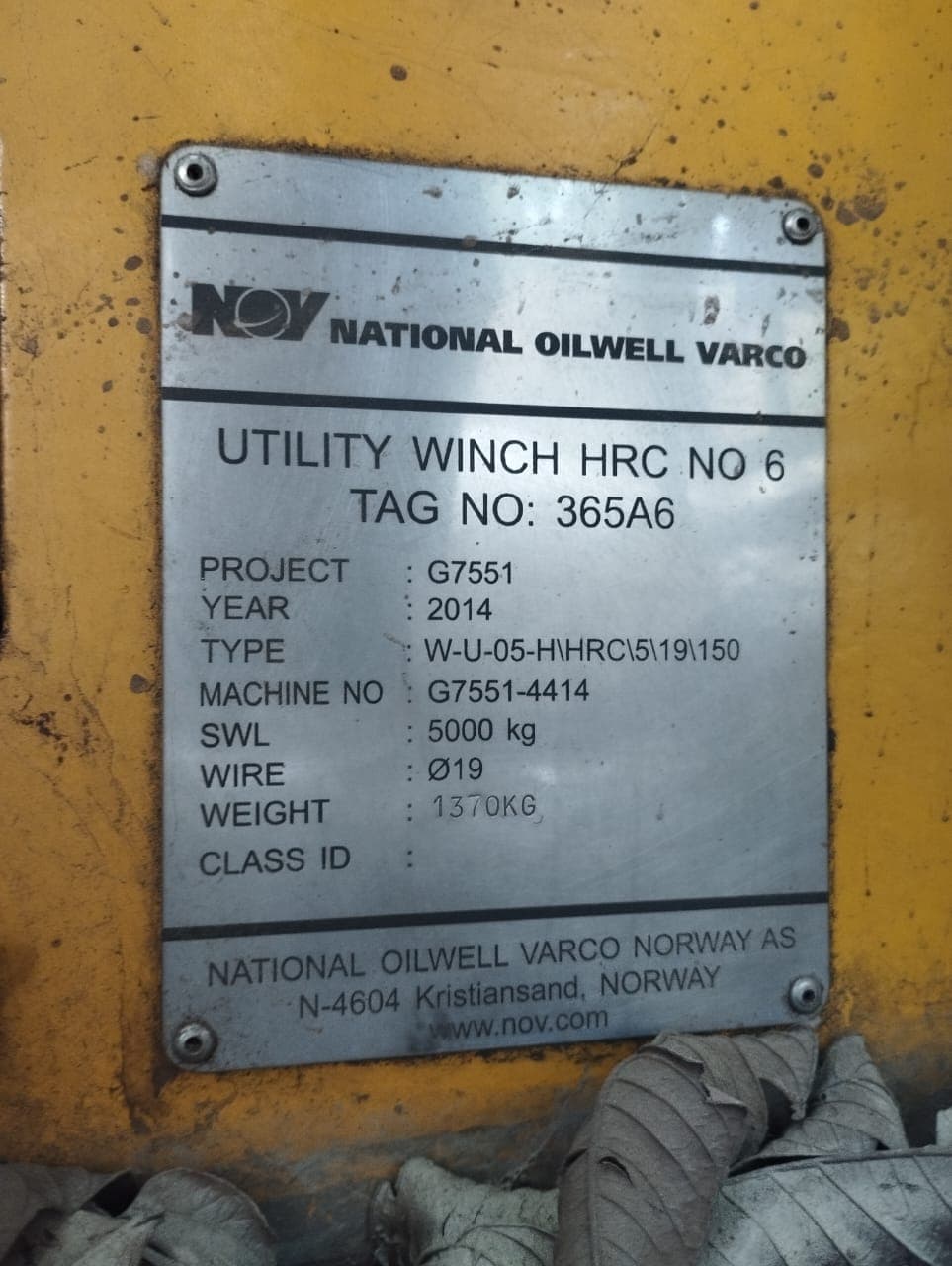 NOV Hydraulic Utility & Manrider Winch thumbnail 7