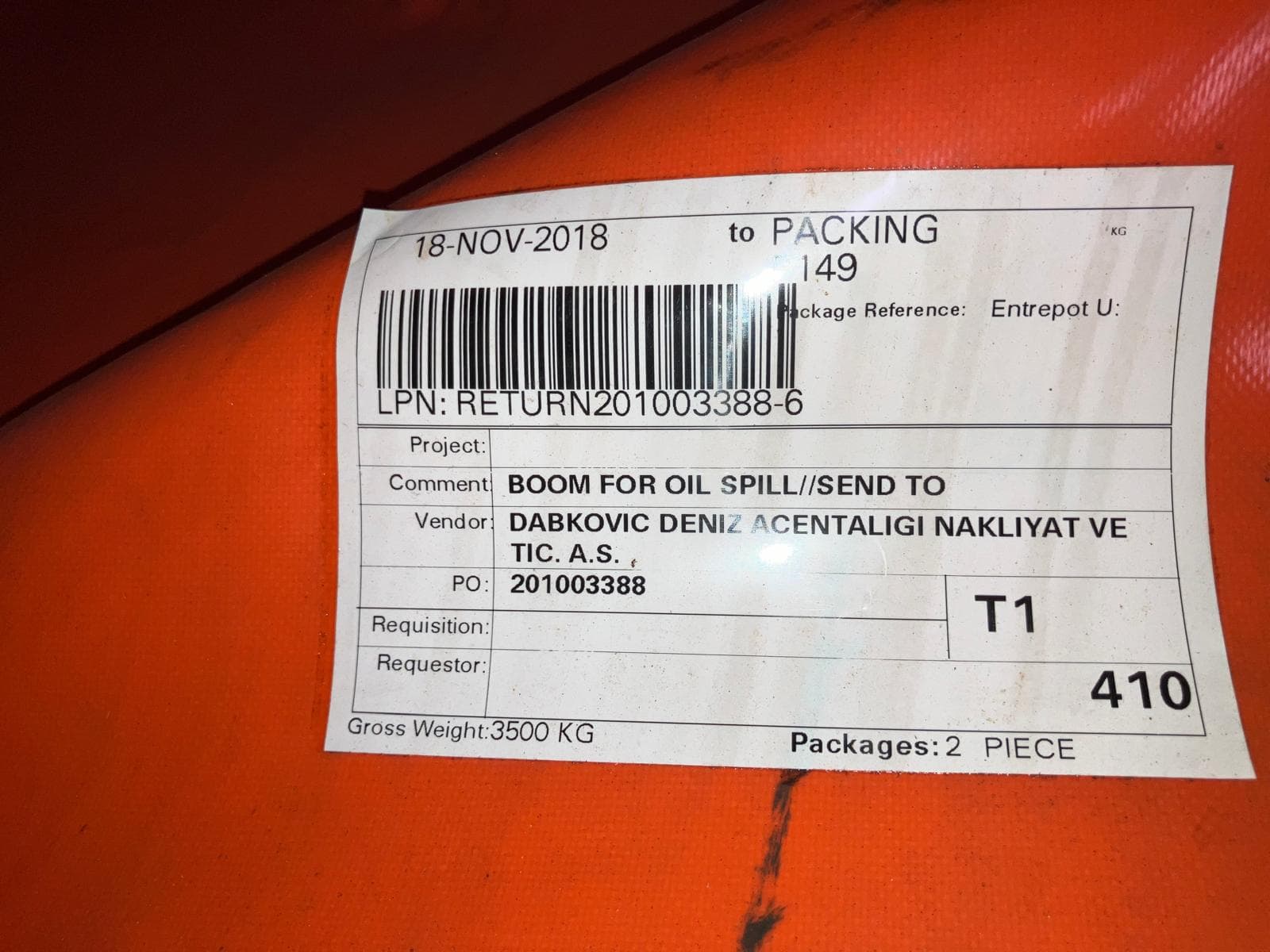 Boom for oil spill thumbnail 2