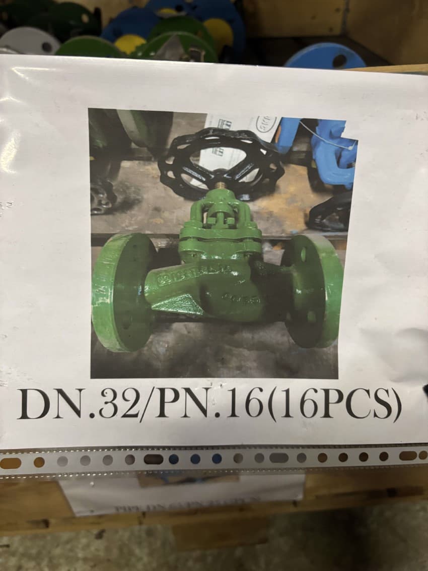 DIKKAN DN32 PN16 Valve, Cast Iron thumbnail 2