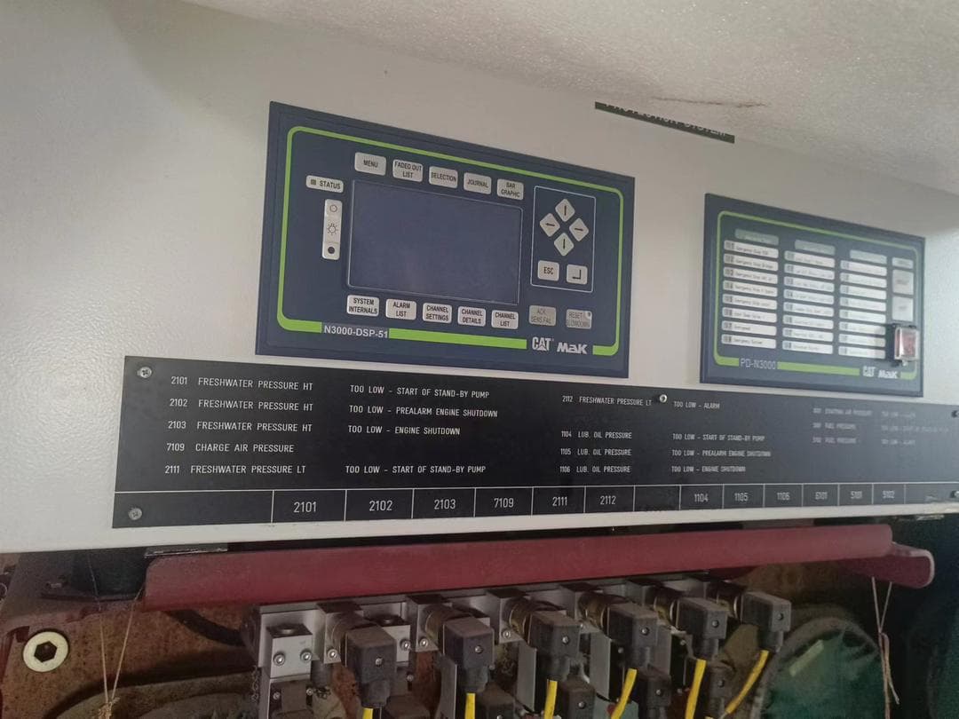 Mak 6M25C marine propulsion engine unused x 2 sets built year 2015 with ABS certificates. thumbnail 11