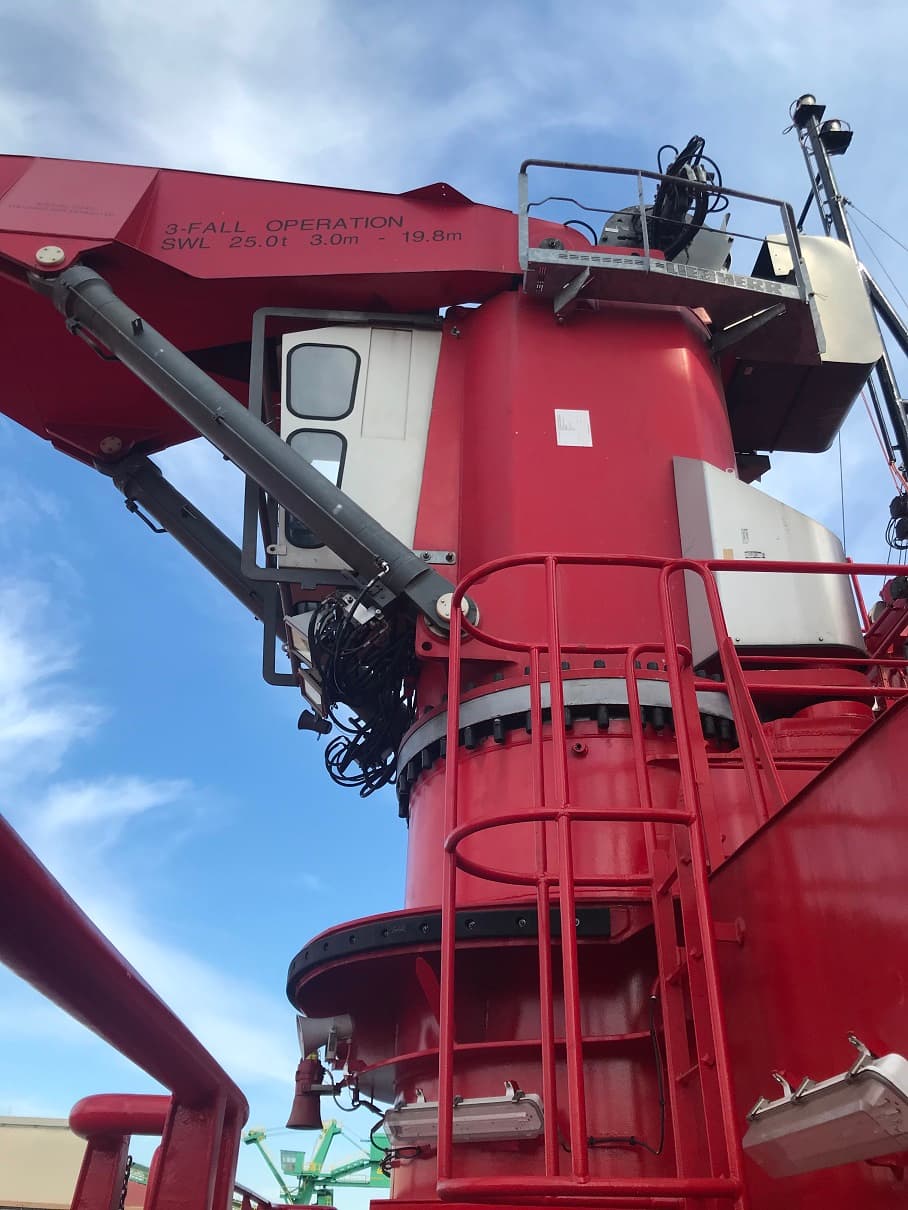 Liebherr Deck Cargo Crane 25T @ 20 mtr (RESERVED) thumbnail 2