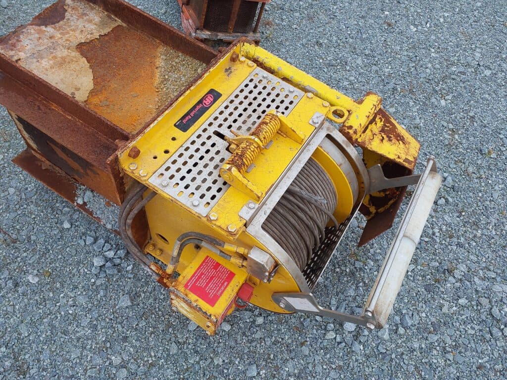 Ingersoll Rand man rider winch