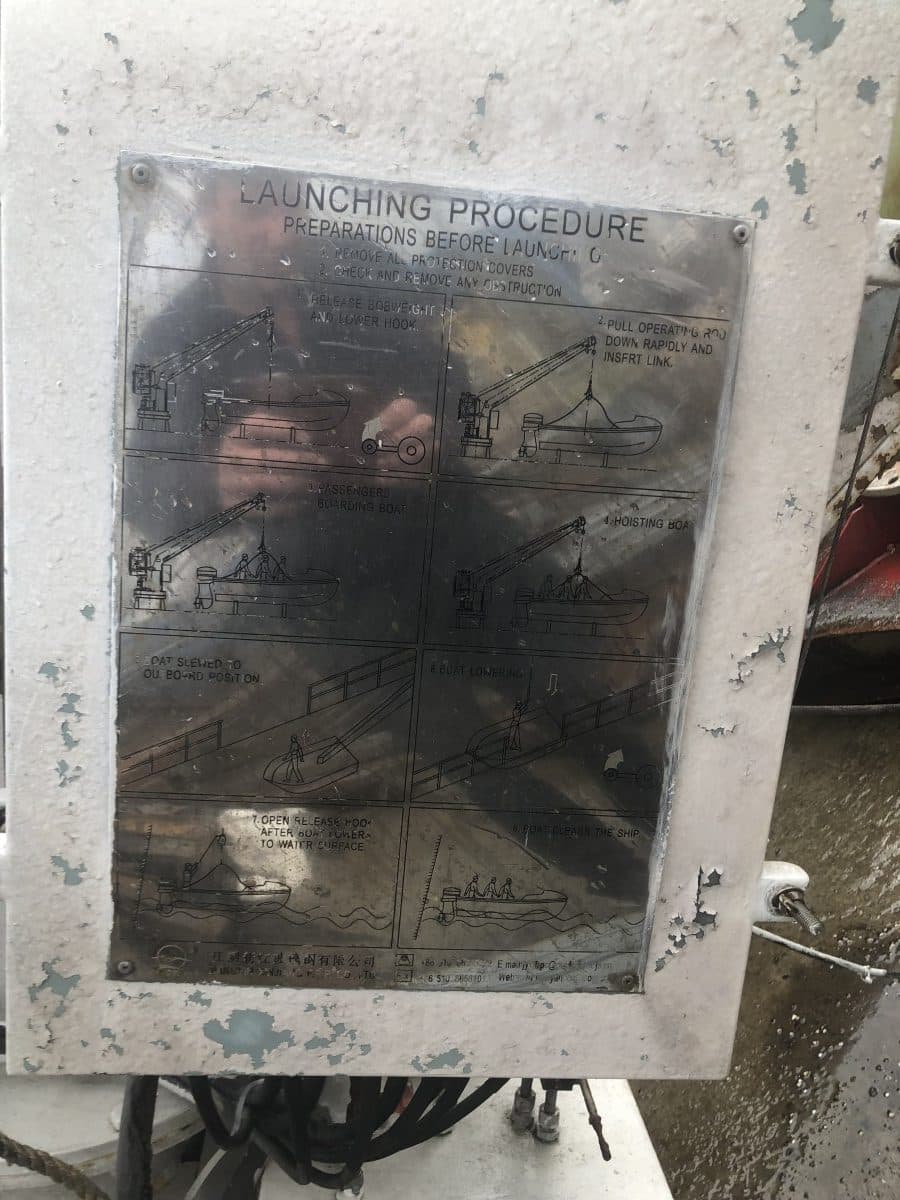 Life rescue boat/raft DAVIT thumbnail 6