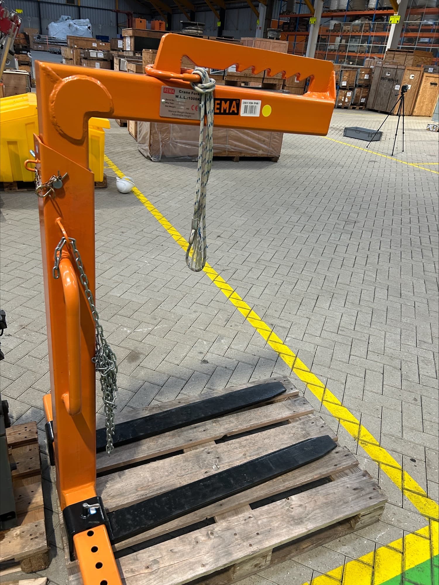 Rema RPHM pallet hook with manual balancing thumbnail 2