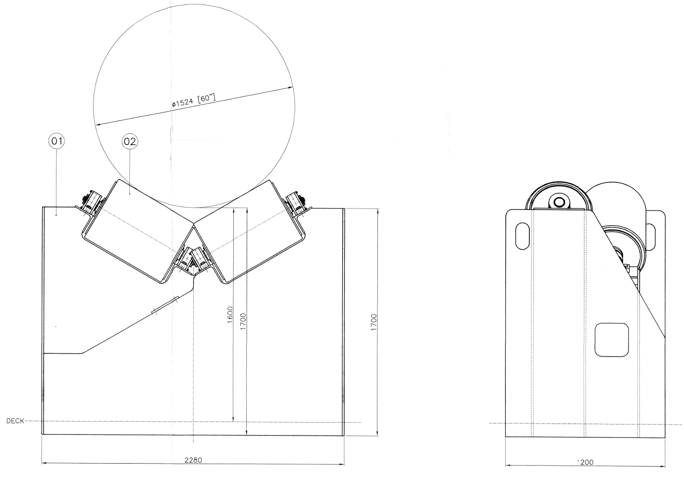 Heavy duty hydraulic driven rollers thumbnail 7