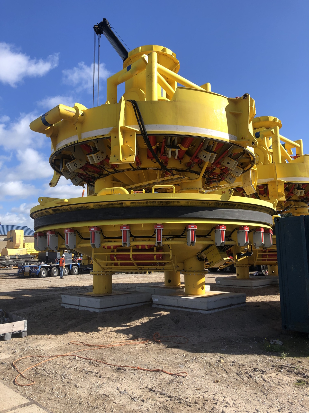 Pile plug for floating Mono Pile transport 8m diameter