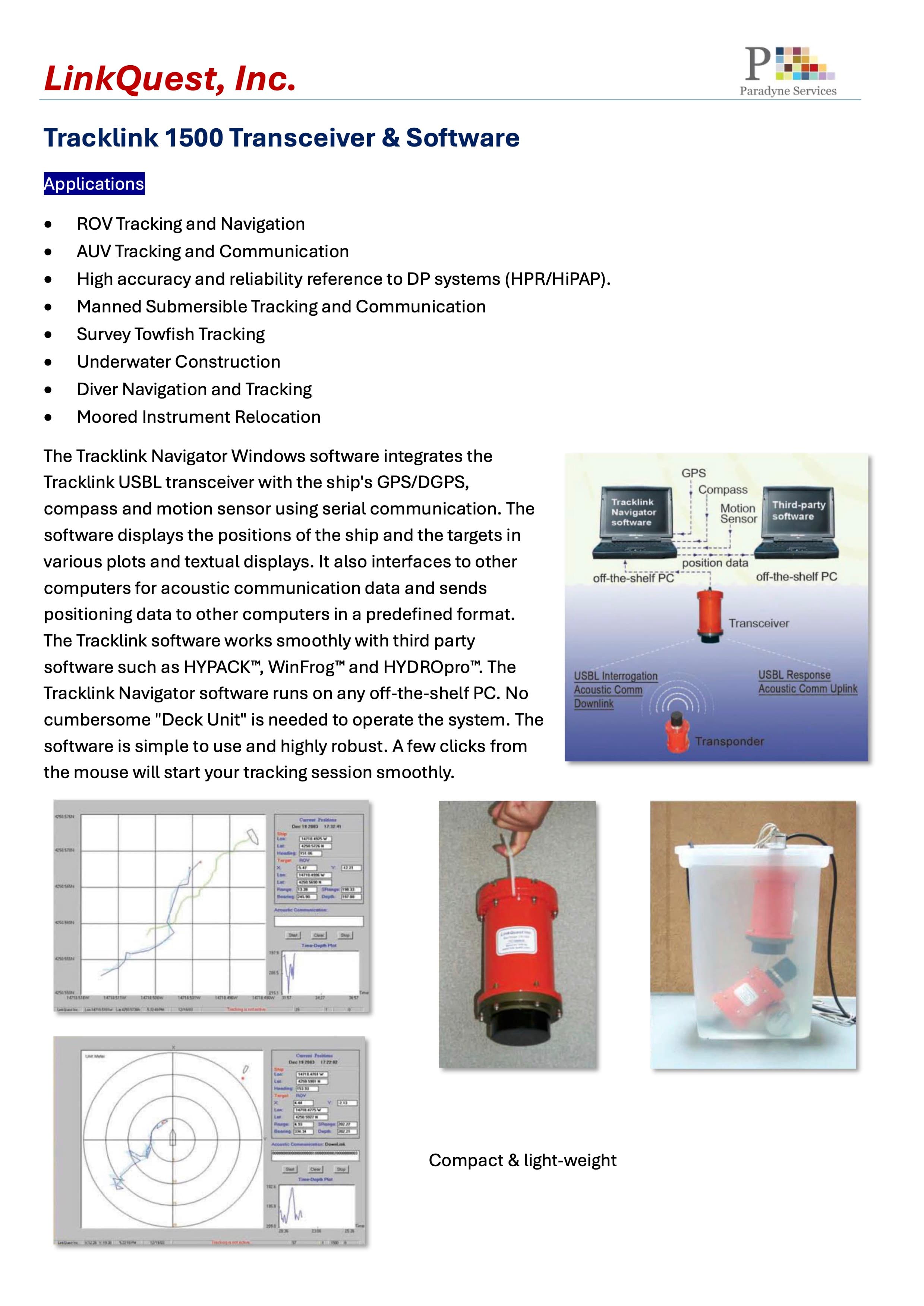Hydroacoustic Positioning Reference / USBL system thumbnail 2