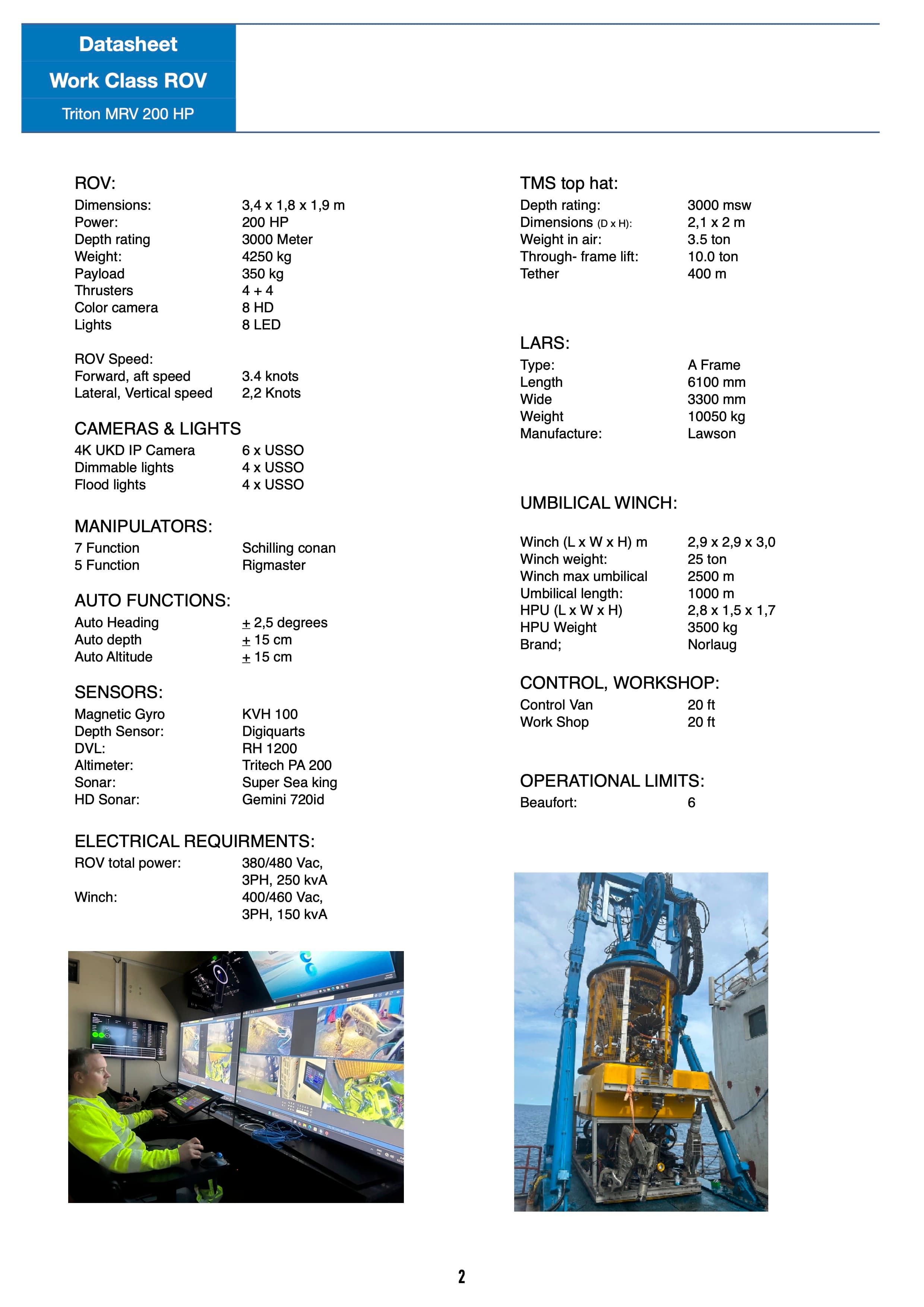 Triton Workclass ROV 200 HP - Fully refurbished & upgraded thumbnail 2