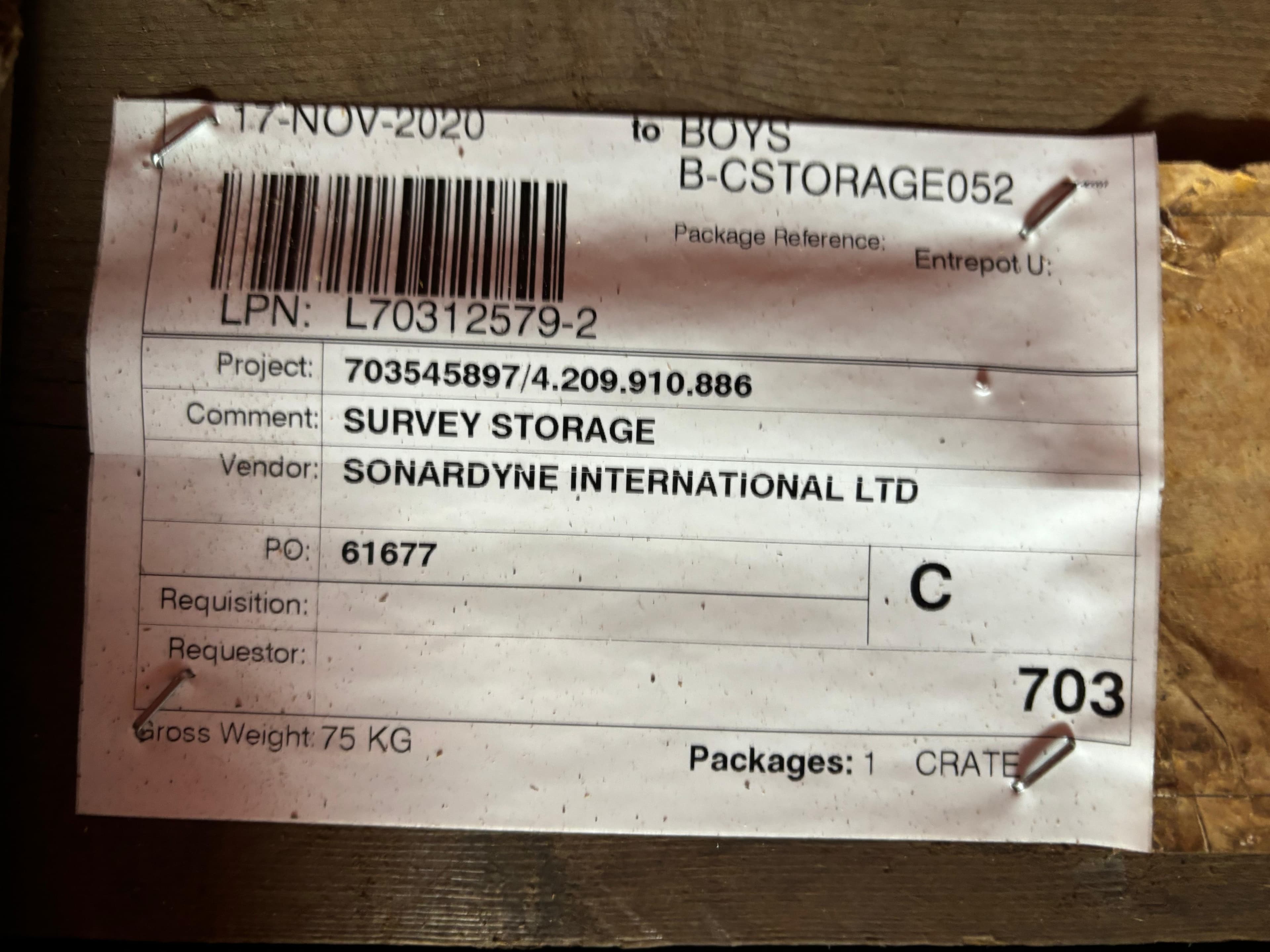 Sonardyne Acoustic Release (x3) - 2000 meter - 25T thumbnail 3