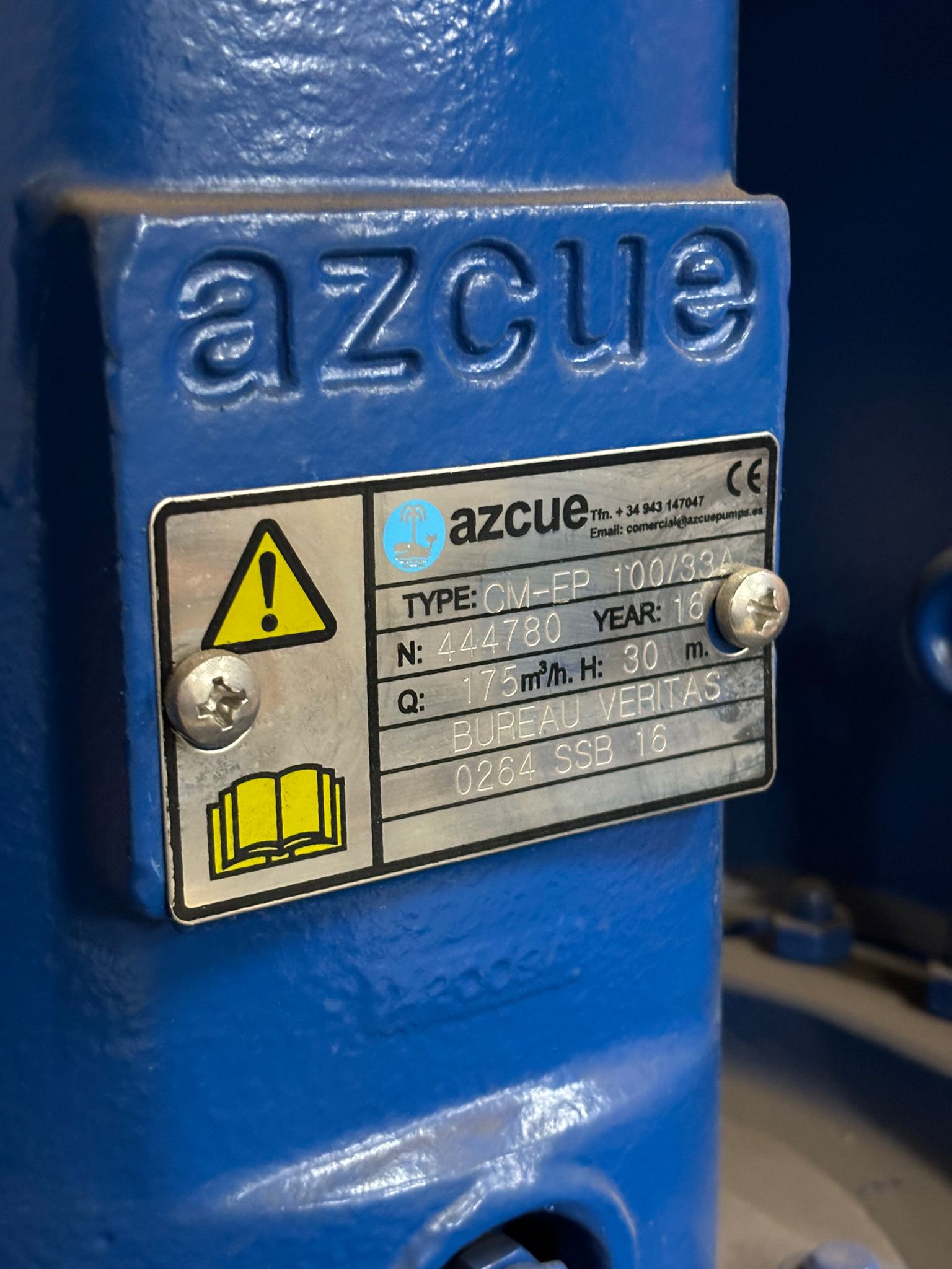 Azcue water pump - CM-EP 100/33A thumbnail 3