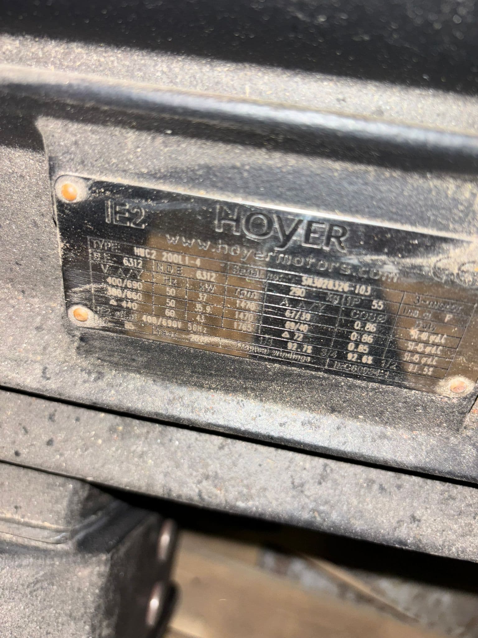 Hoyer electric motor - IE2 - 40KW thumbnail 2
