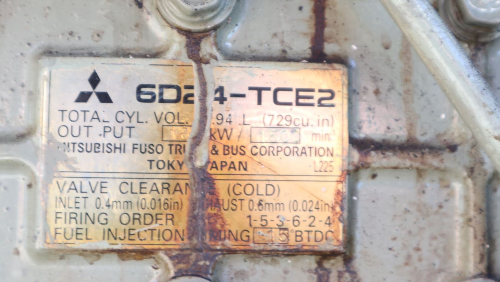 Mitsubishi 6D24-TCE2 thumbnail 2