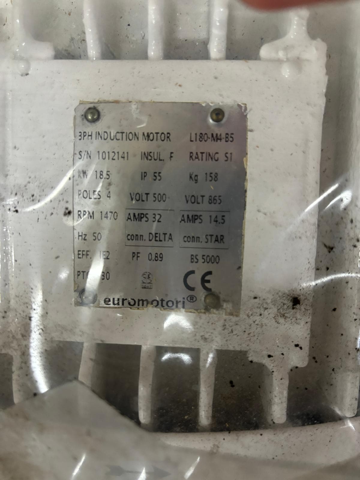 3PH Induction motor - 18.5 kW - euromotori