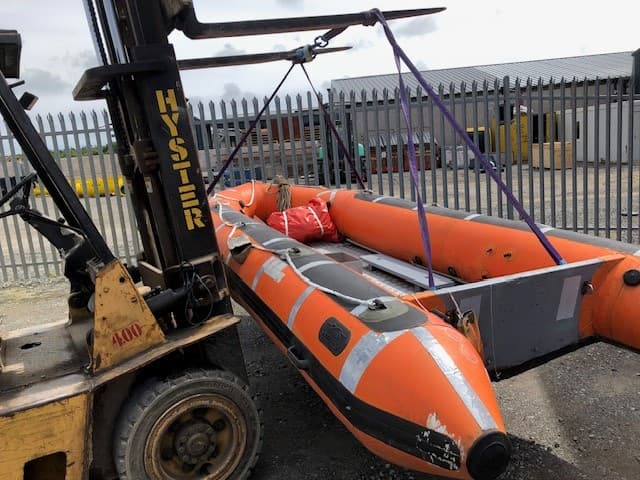 4.2m fully inflatable commercial rescue boat