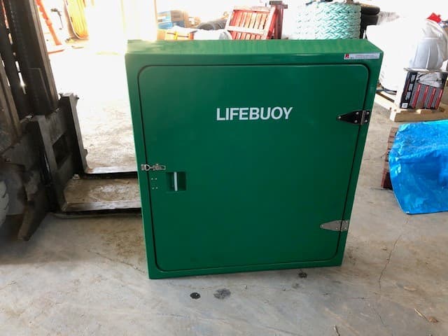 six pcs new “Joe Bird” marine lifebuoy storage cabinets cabinets