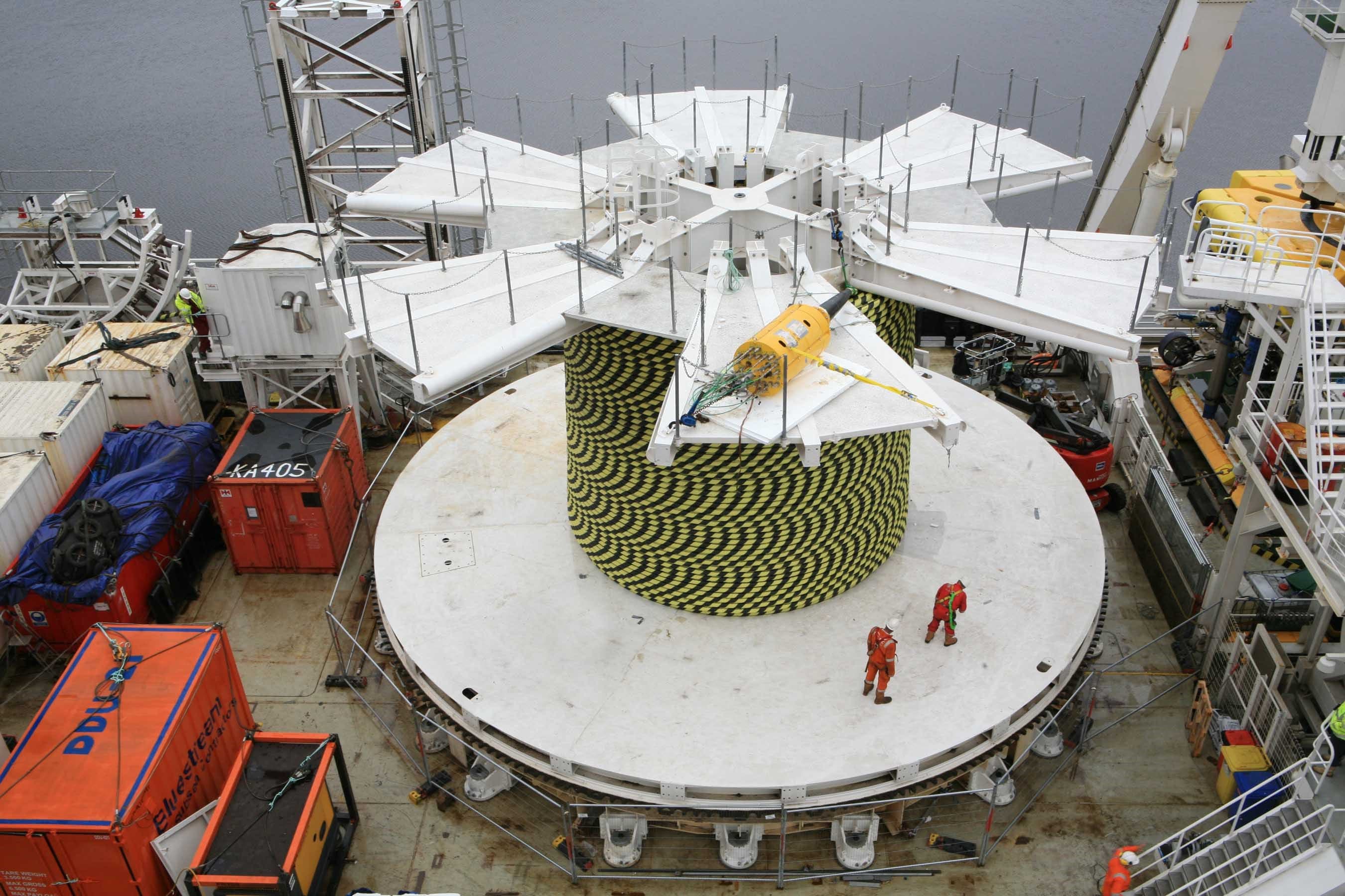 2000 tonnes cable carousel