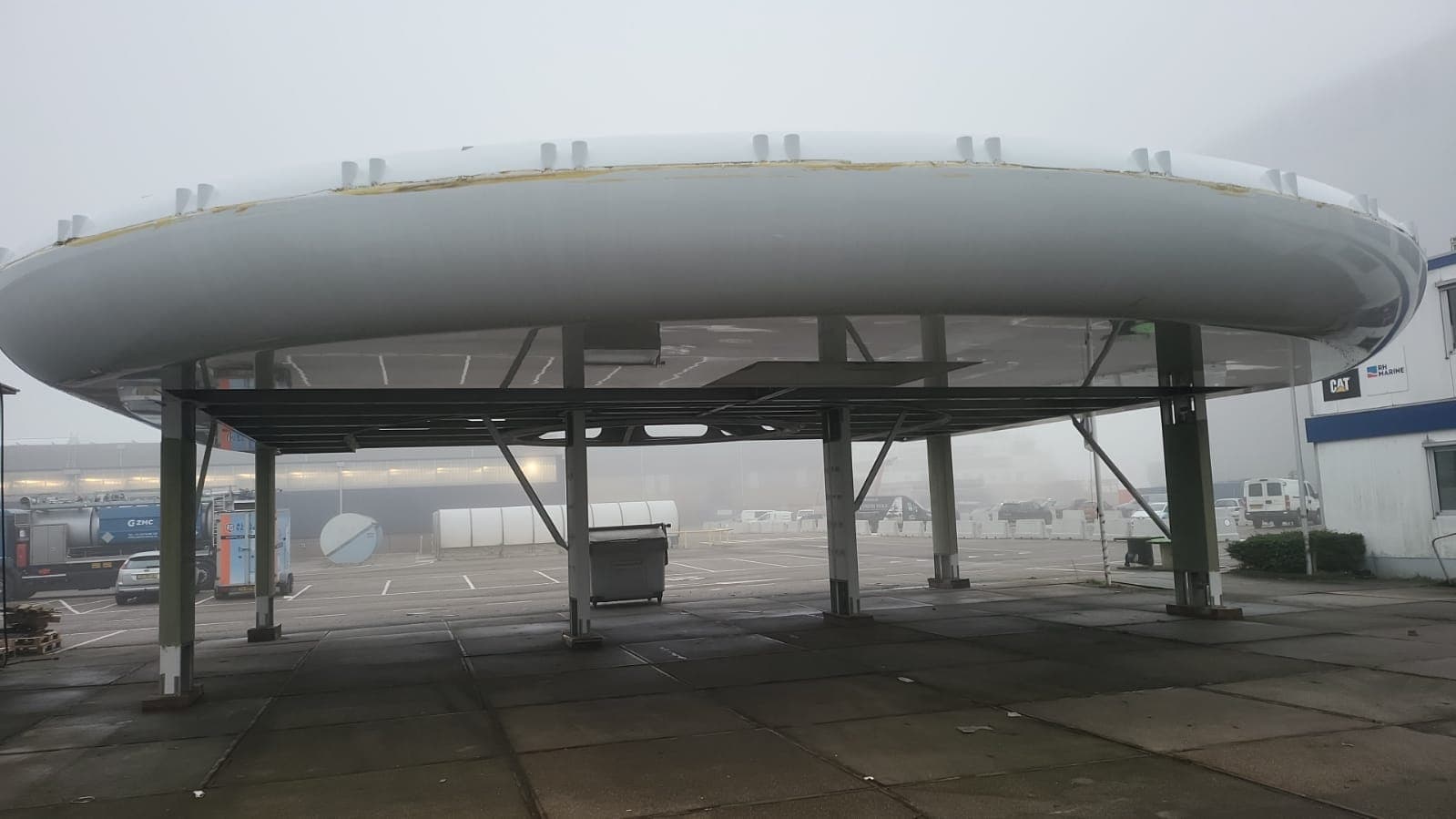 Aluminium Helideck for Bell helicopter