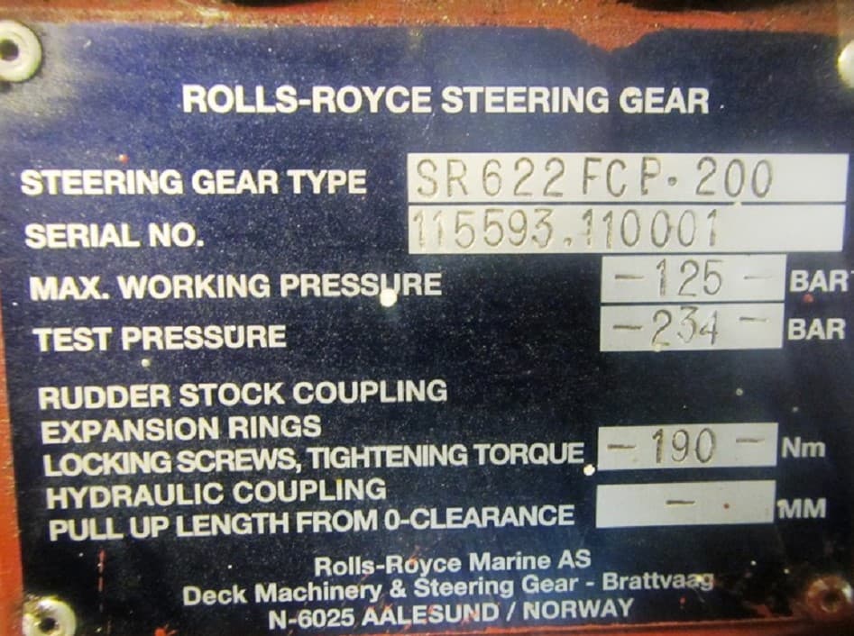ROLLS-ROYCE STEERING GEARS #F