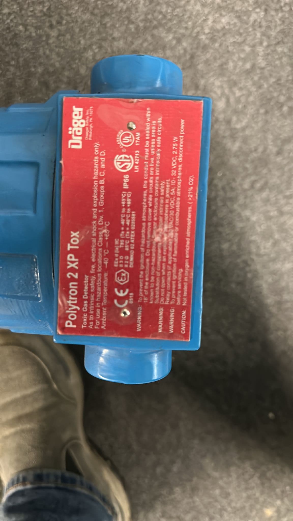 GAS DETECTOR DRAGER POLYTRON 2XP