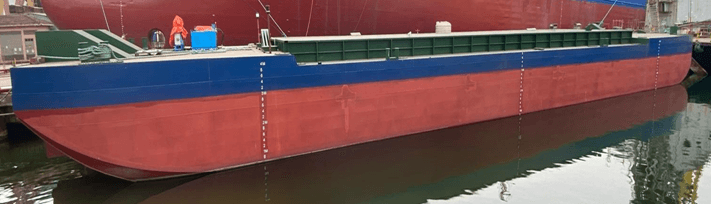 SPLIT BARGES 1100 tons @ 600 m3